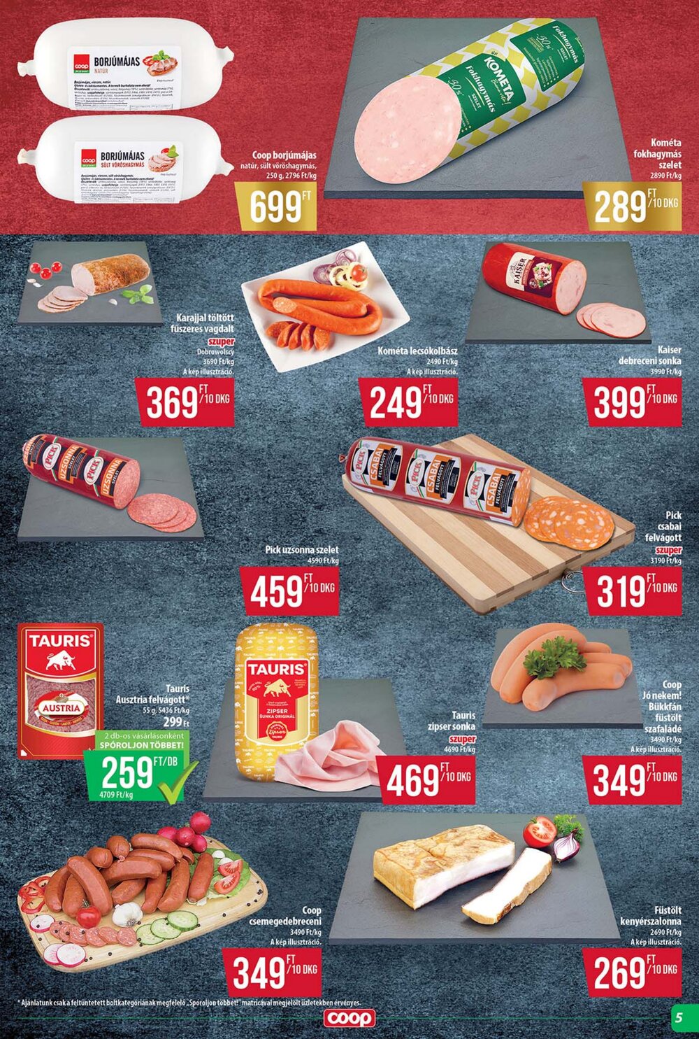 Coop akciós újság 2026.01.15-től - 5. oldal.