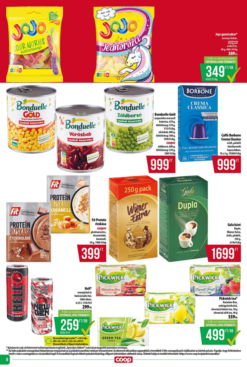 Coop akciós újság 2026.01.15-től - 8. oldal.