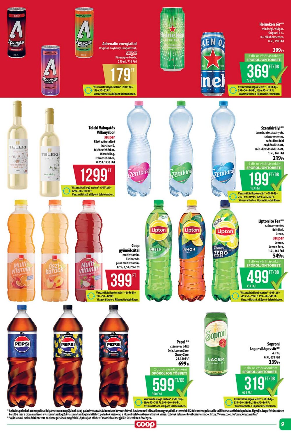 Coop akciós újság 2026.01.15-től - 9. oldal.