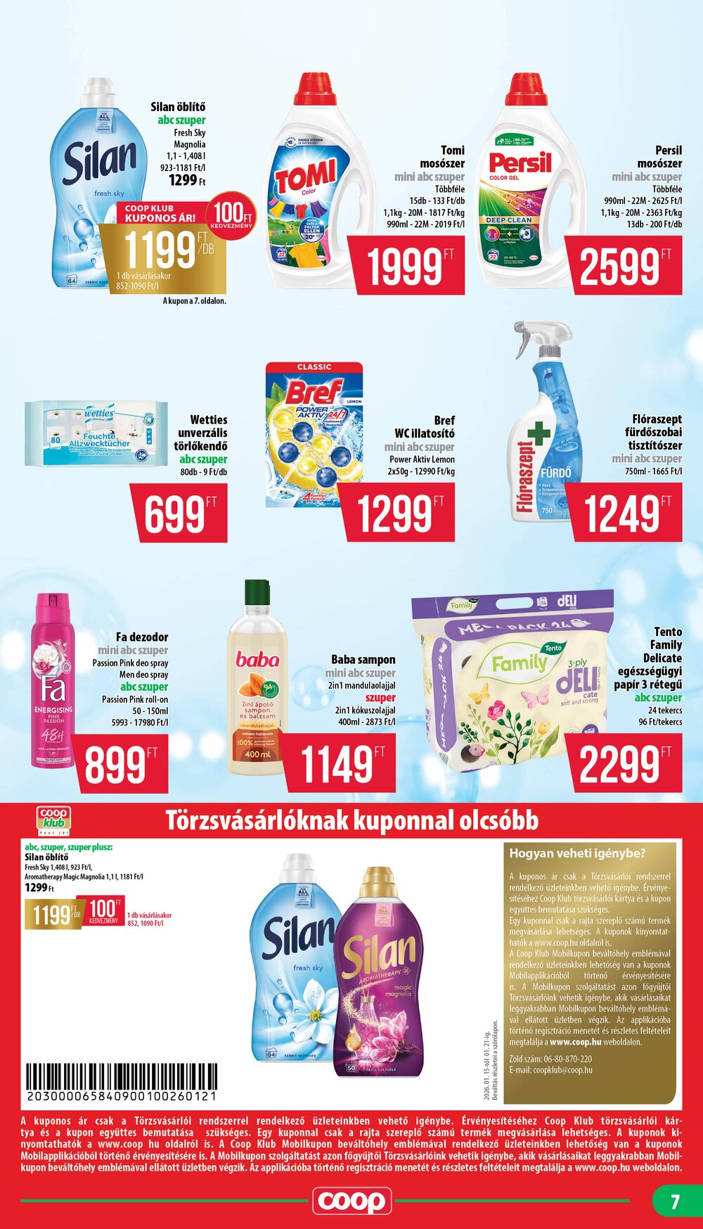 Coop akciós újság 2026.01.15-től - 7. oldal.