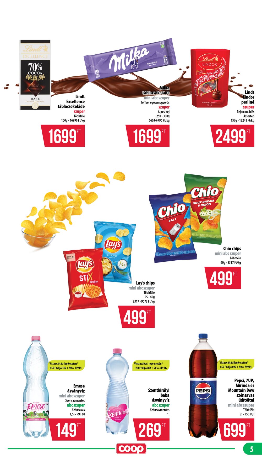 Coop akciós újság 2026.01.15-től - 5. oldal.