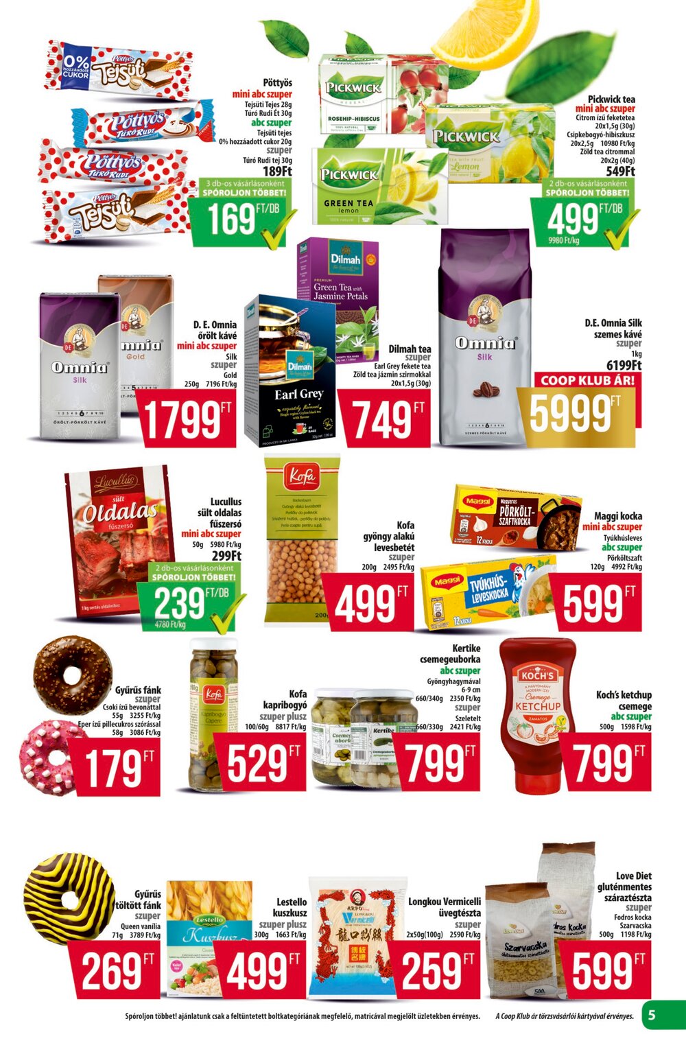 Coop akciós újság 2026.01.15-től - 5. oldal.