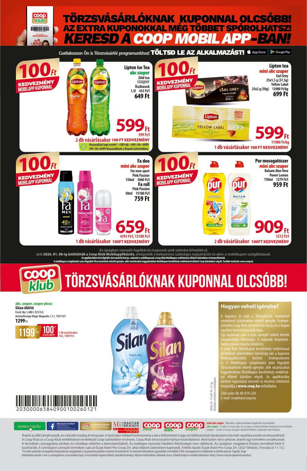 Coop akciós újság 2026.01.15-től - 8. oldal.