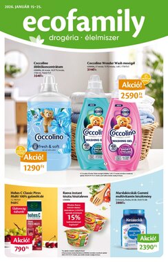 EcoFamily akciós újság 2026.01.15-től