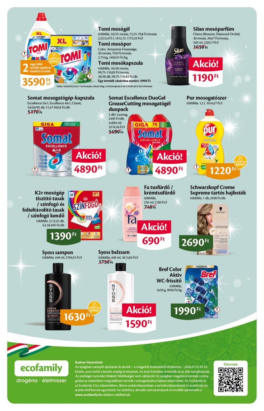 EcoFamily akciós újság 2026.01.15-től - 8. oldal.