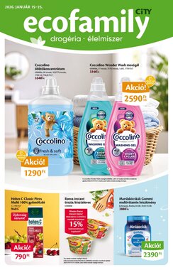 EcoFamily akciós újság 2026.01.15-től