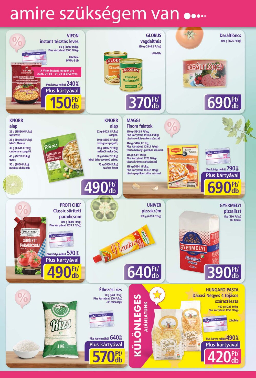 PlusMarket akciós újság 2026.01.18-tól - 5. oldal.