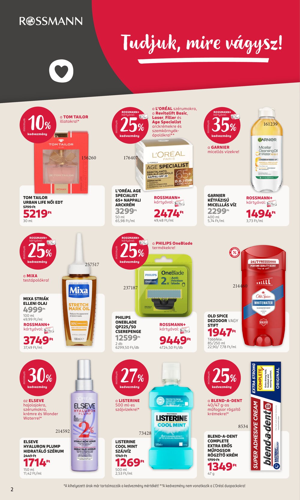 Rossmann akciós újság 2026.01.19-től - 2. oldal.