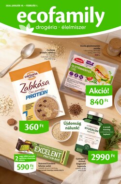 EcoFamily akciós újság 2026.01.19-től