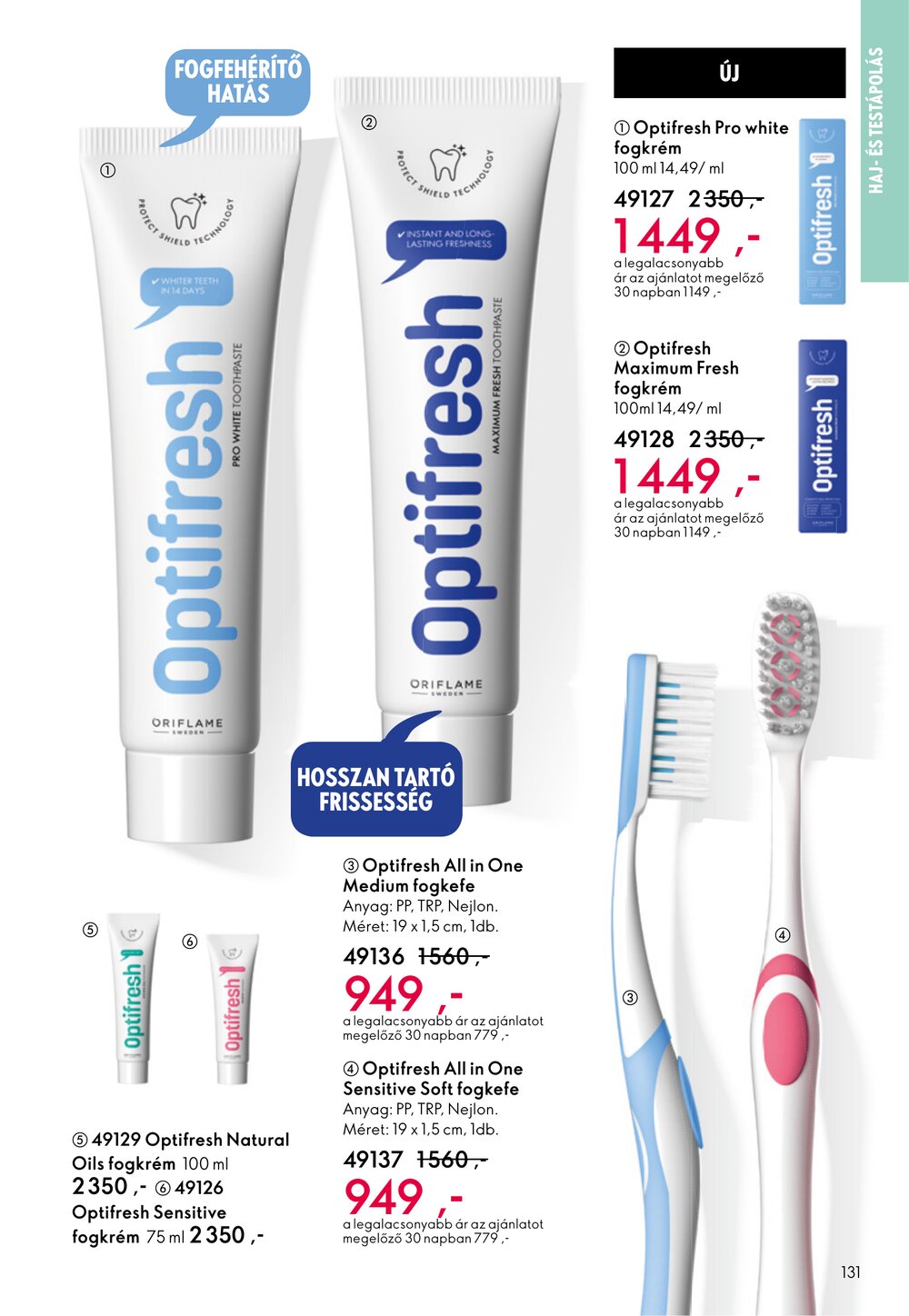 Oriflame akciós újság 2026.01.21-től - 131. oldal.