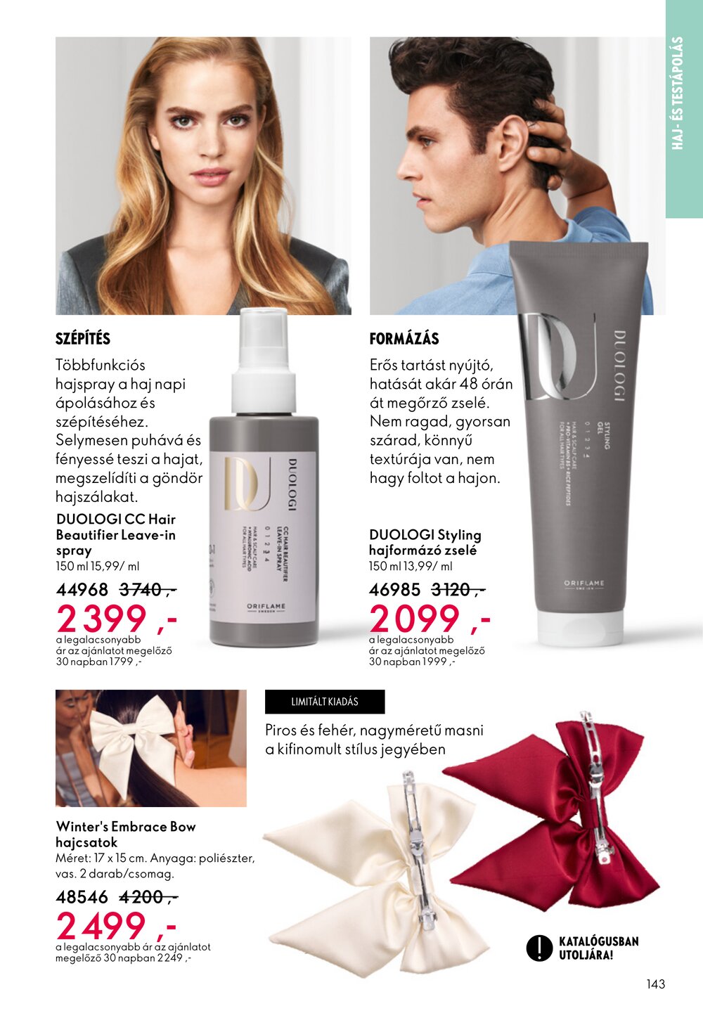 Oriflame akciós újság 2026.01.21-től - 143. oldal.