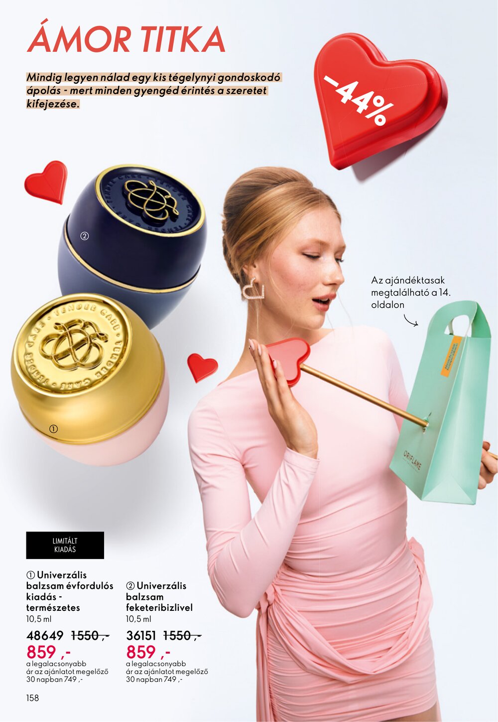 Oriflame akciós újság 2026.01.21-től - 158. oldal.