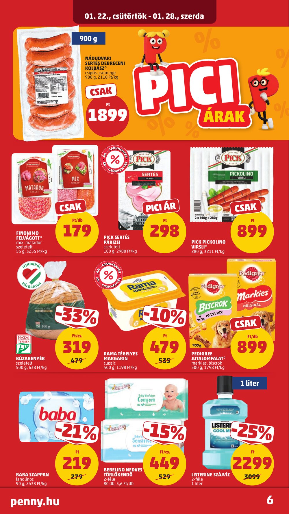 Penny Market akciós újság 2026.01.22-től - 10. oldal.