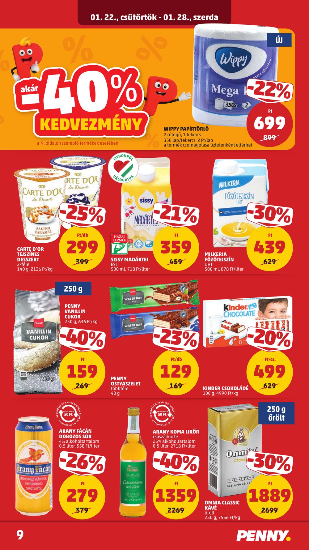 Penny Market akciós újság 2026.01.22-től - 13. oldal.