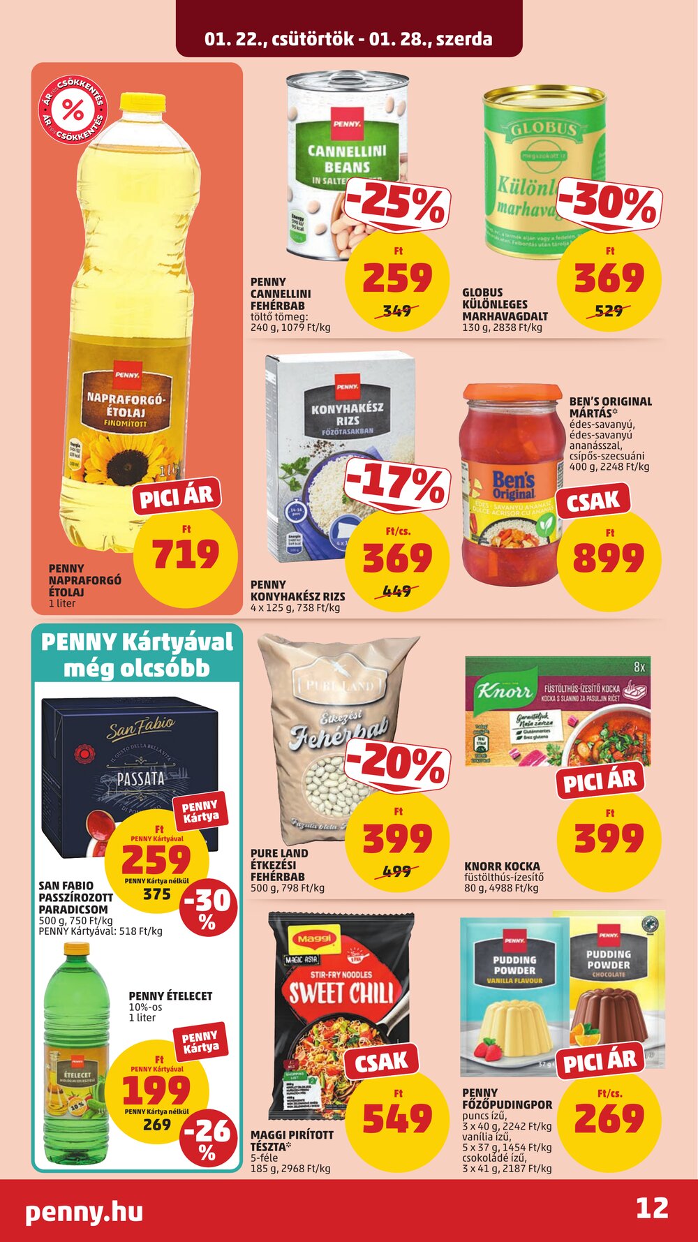 Penny Market akciós újság 2026.01.22-től - 16. oldal.