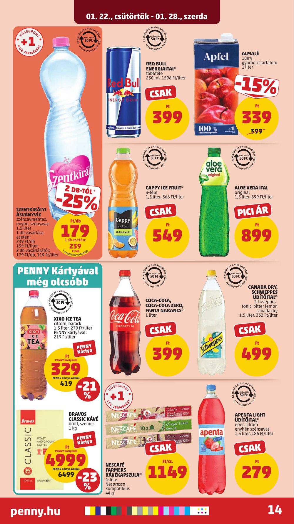 Penny Market akciós újság 2026.01.22-től - 18. oldal.