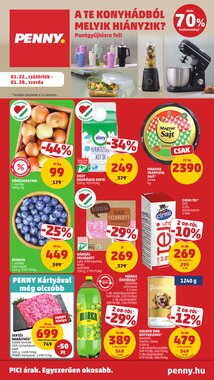 Penny Market akciós újság 2026.01.22-től