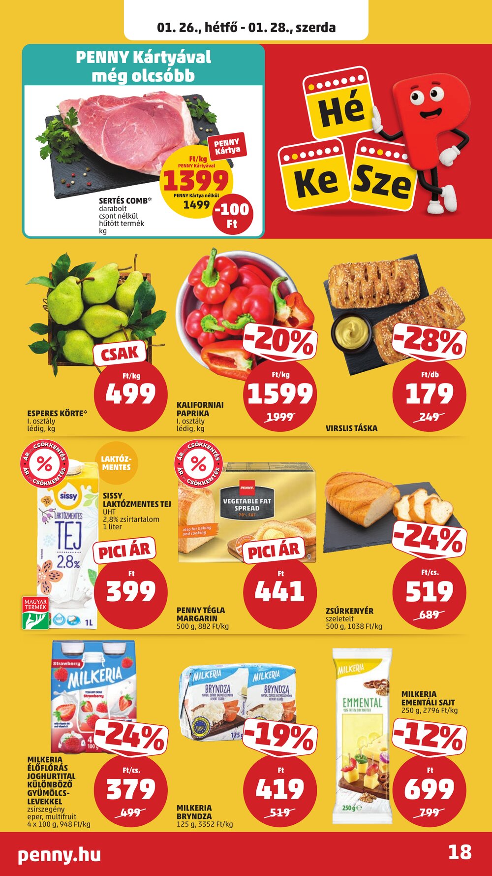 Penny Market akciós újság 2026.01.22-től - 22. oldal.