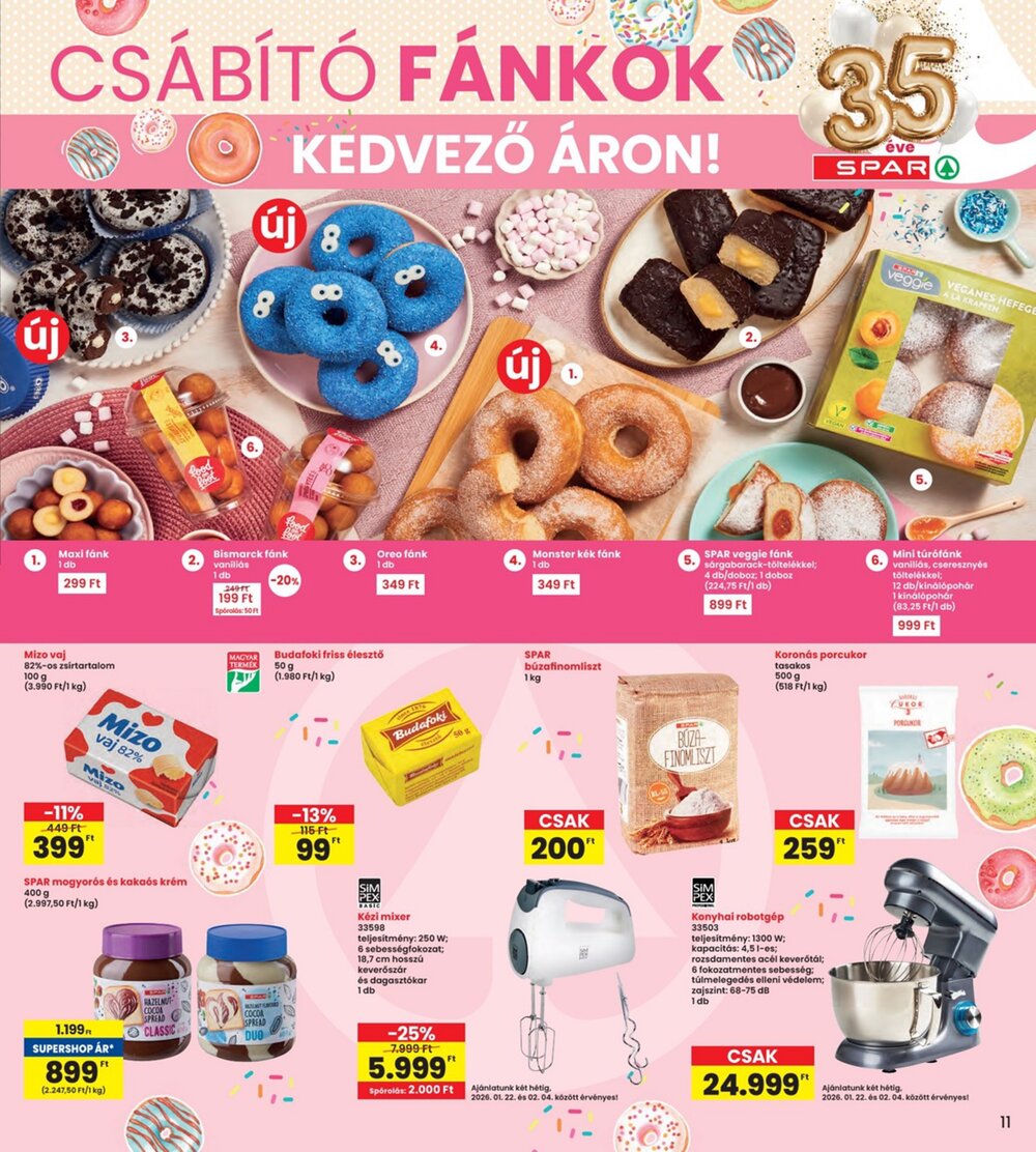 Interspar akciós újság 2026.01.22-től - 11. oldal.