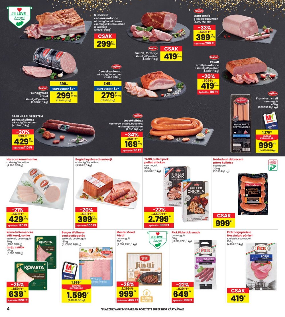 Interspar akciós újság 2026.01.22-től - 4. oldal.