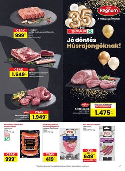 Spar akciós újság 2026.01.22-től - 7. oldal.