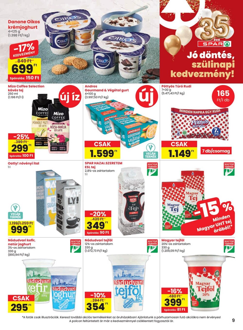 Spar akciós újság 2026.01.22-től - 9. oldal.