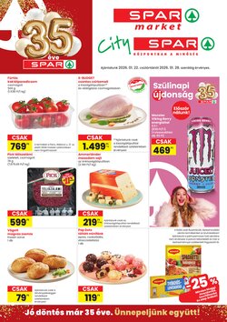 Spar Market akciós újság 2026.01.22-től