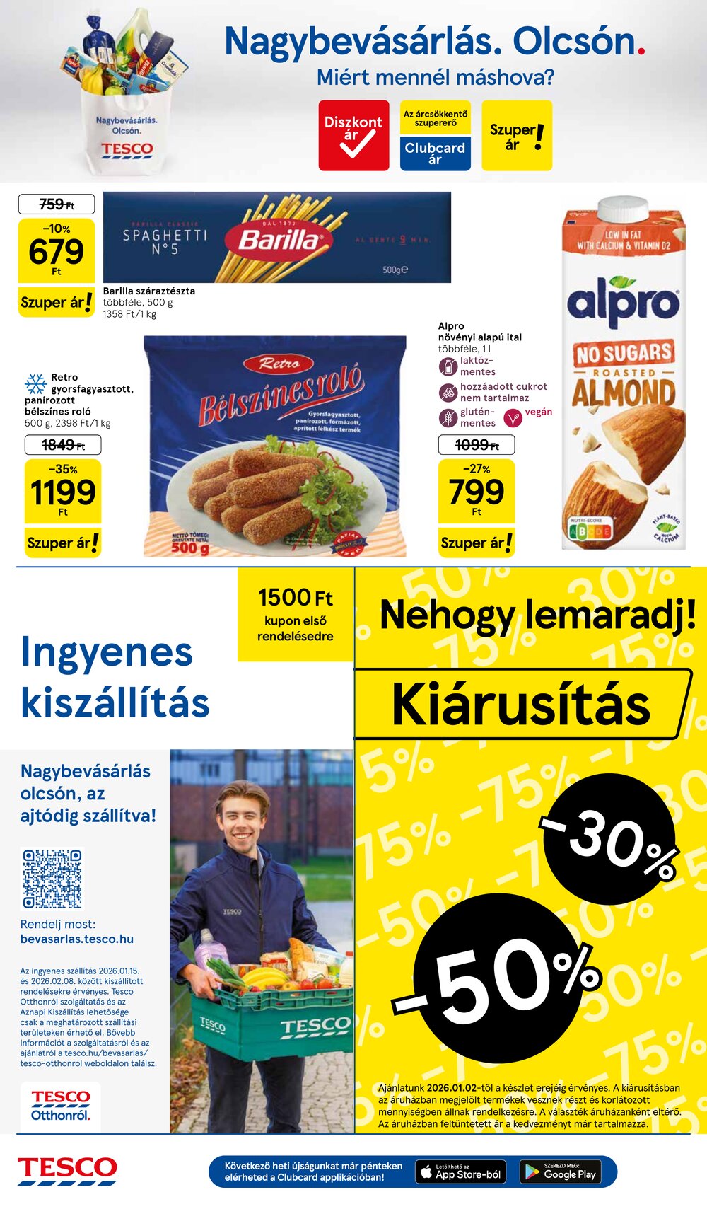 Tesco akciós újság 2026.01.22-től - 12. oldal.
