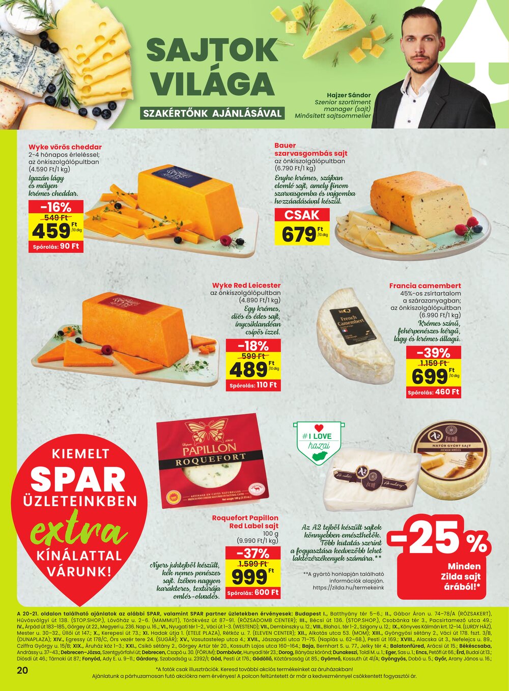 Spar Extra akciós újság 2026.01.22-től - 1. oldal.