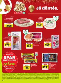 Spar Extra akciós újság 2026.01.22-től - 3. oldal.