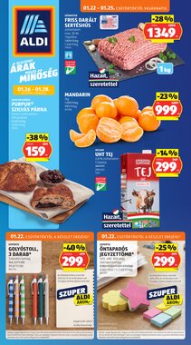 Aldi akciós újság 2026.01.22-től
