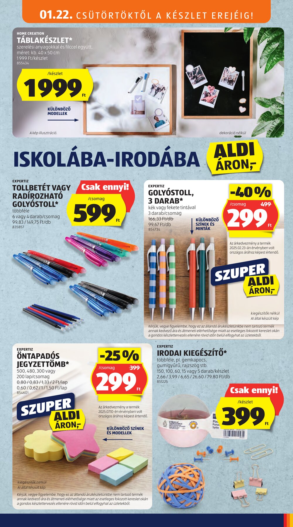 Aldi akciós újság 2026.01.22-től - 25. oldal.
