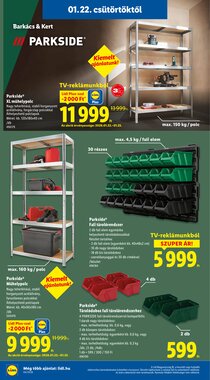 Lidl akciós újság 2026.01.22-től - 22. oldal.