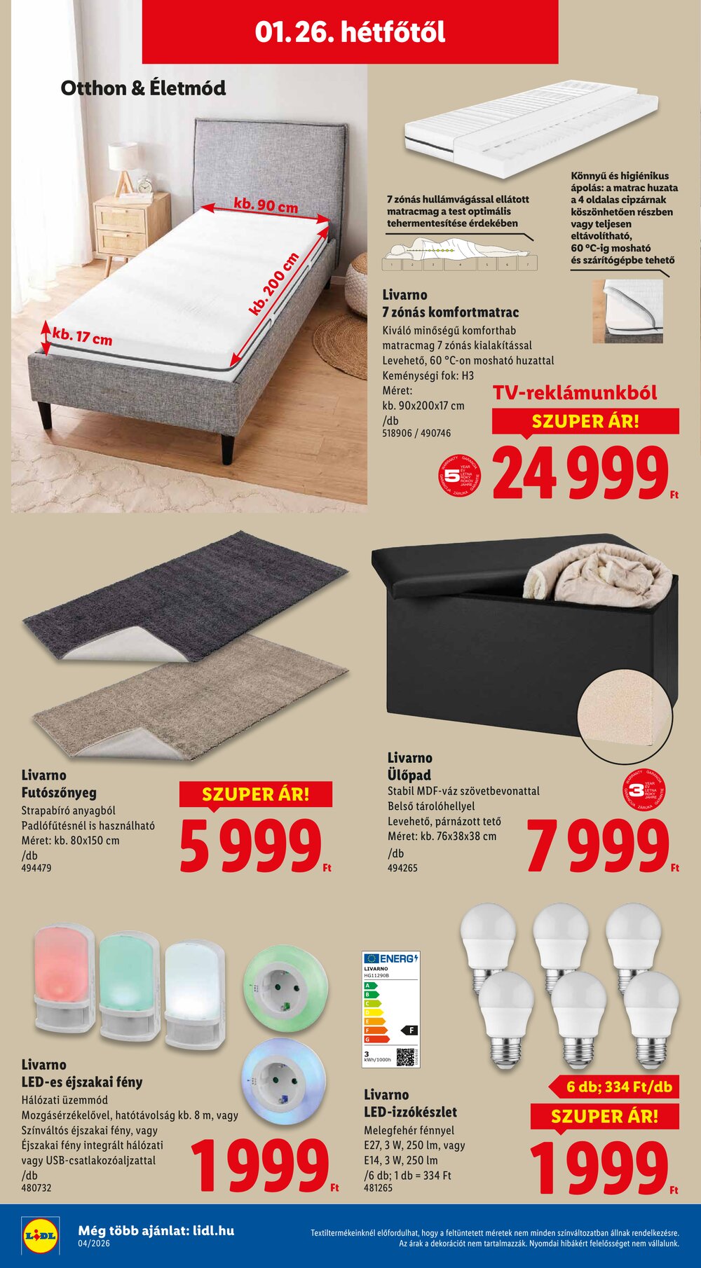 Lidl akciós újság 2026.01.22-től - 40. oldal.