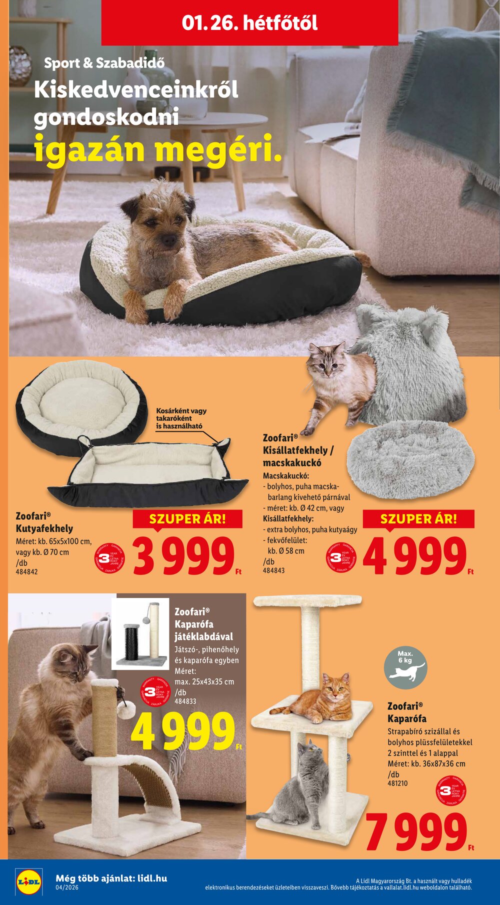 Lidl akciós újság 2026.01.22-től - 44. oldal.