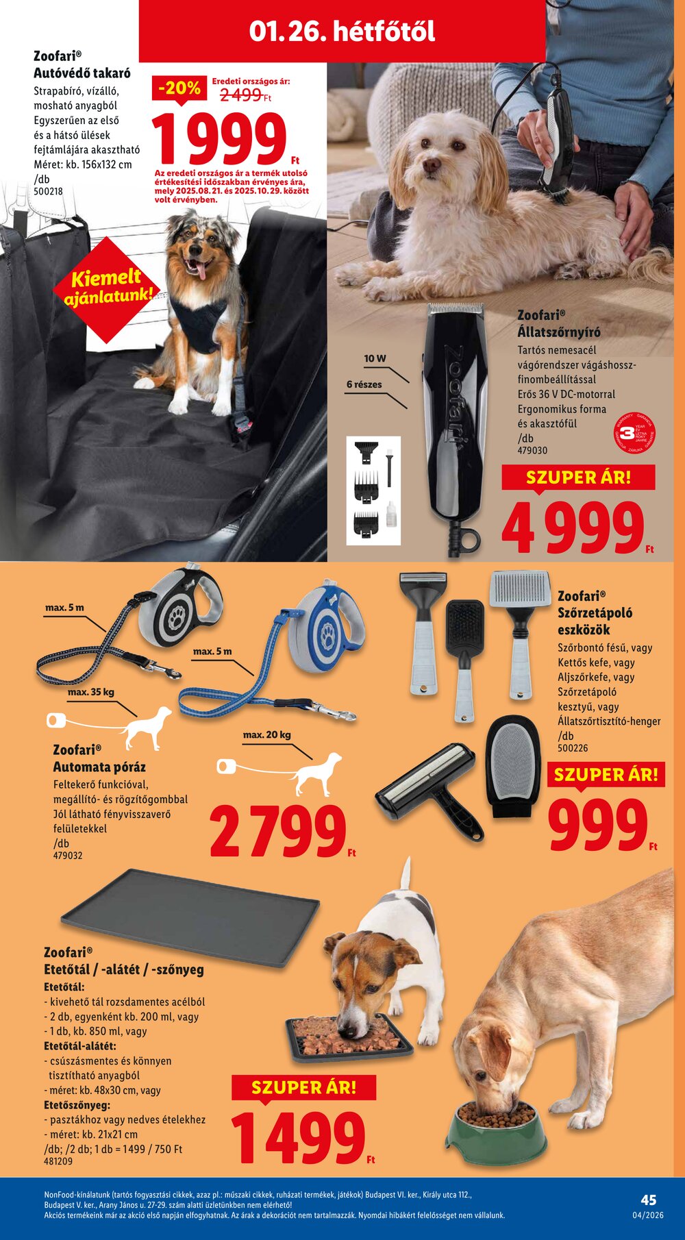 Lidl akciós újság 2026.01.22-től - 45. oldal.