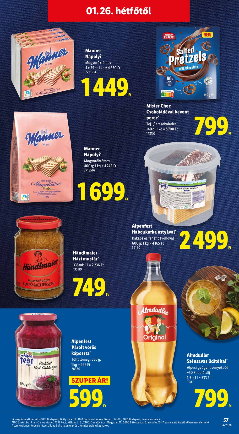 Lidl akciós újság 2026.01.22-től - 57. oldal.