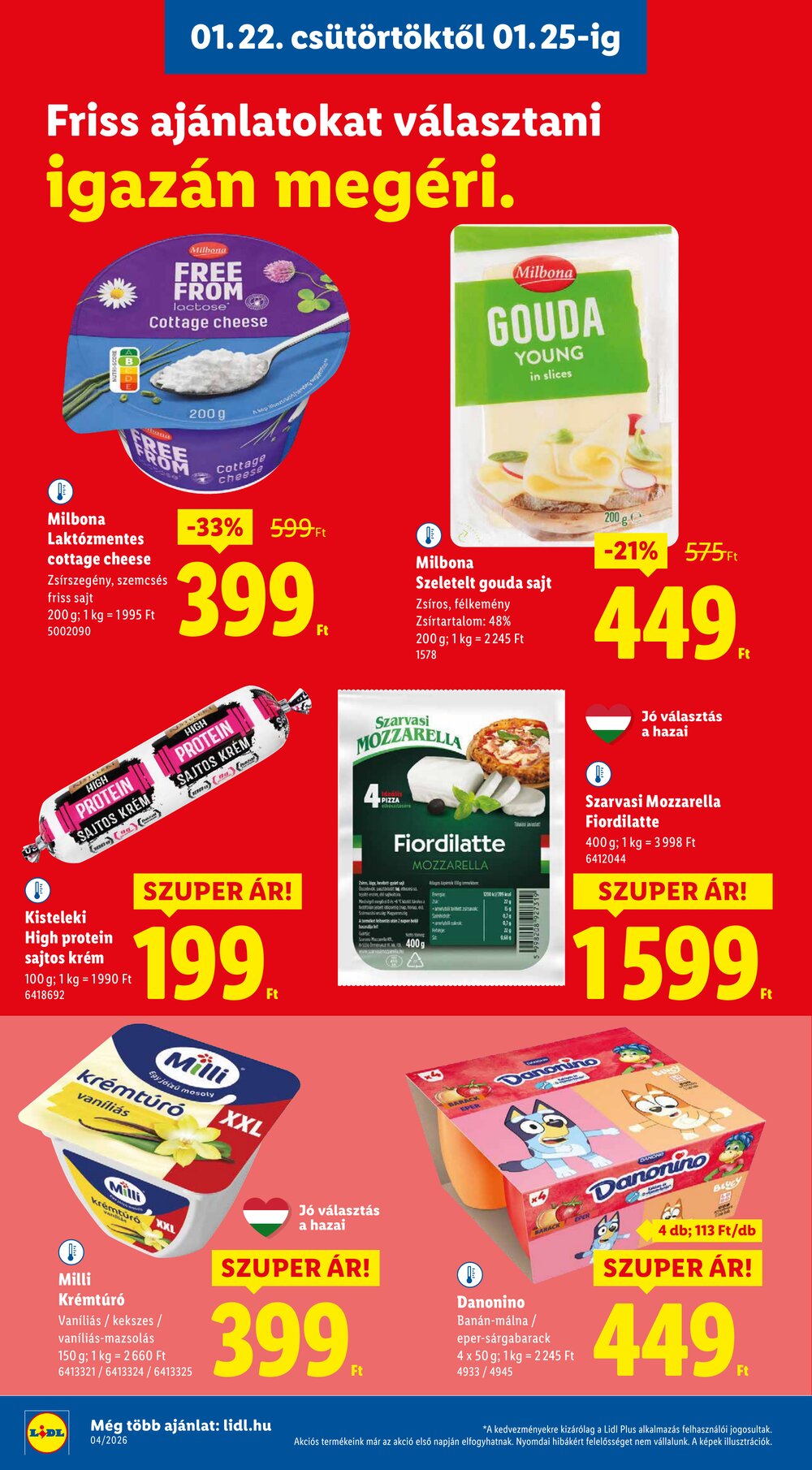 Lidl akciós újság 2026.01.22-től - 6. oldal.