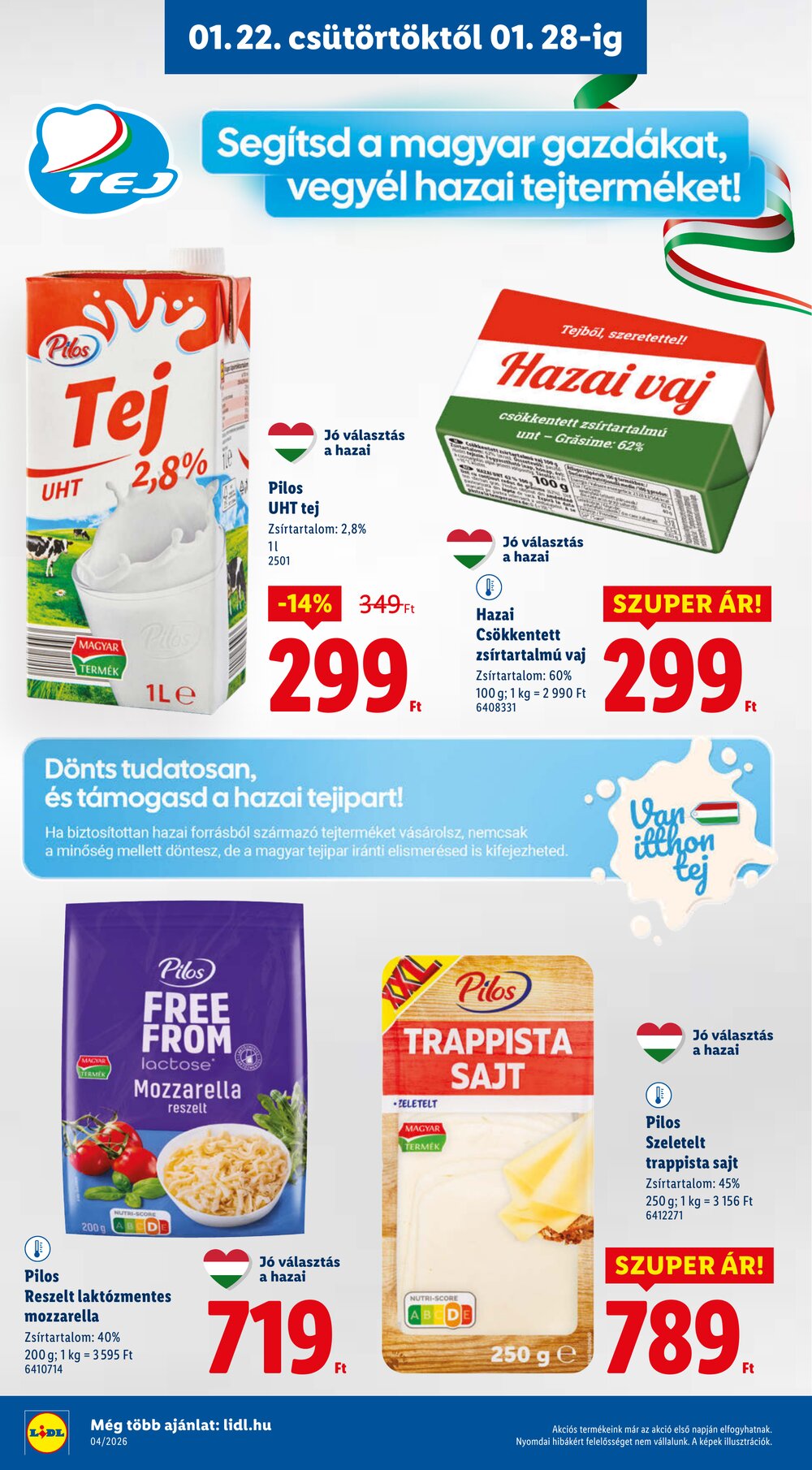 Lidl akciós újság 2026.01.22-től - 8. oldal.