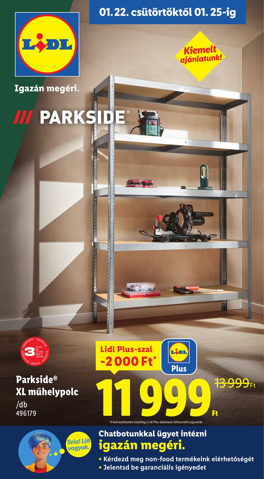 Lidl akciós újság 2026.01.22-től - 1. oldal.