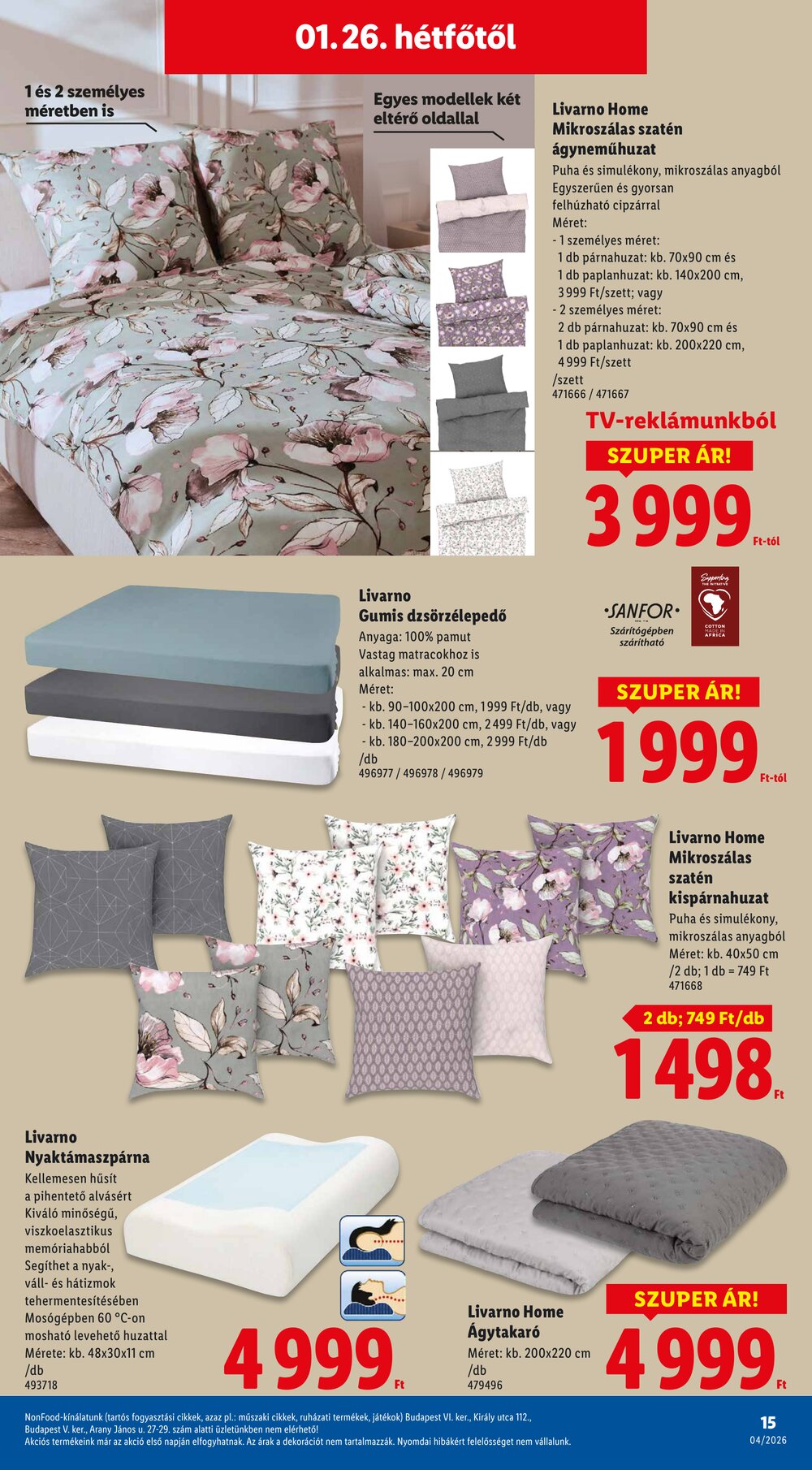 Lidl akciós újság 2026.01.22-től - 15. oldal.