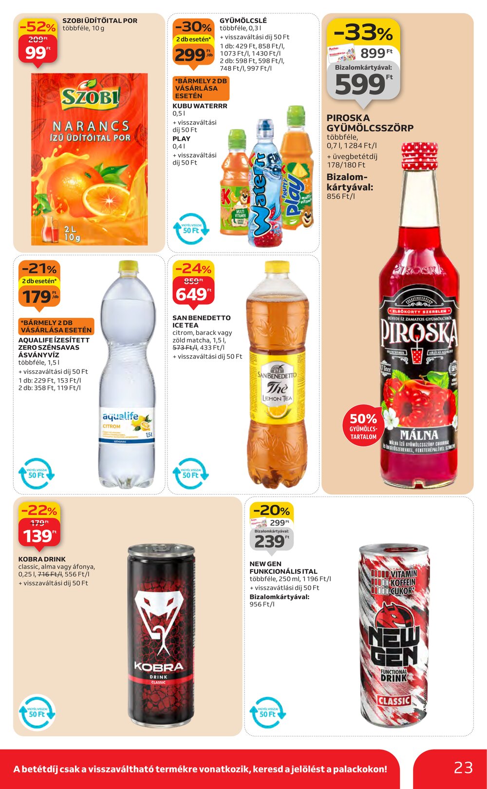 Auchan akciós újság 2026.01.22-től - 23. oldal.