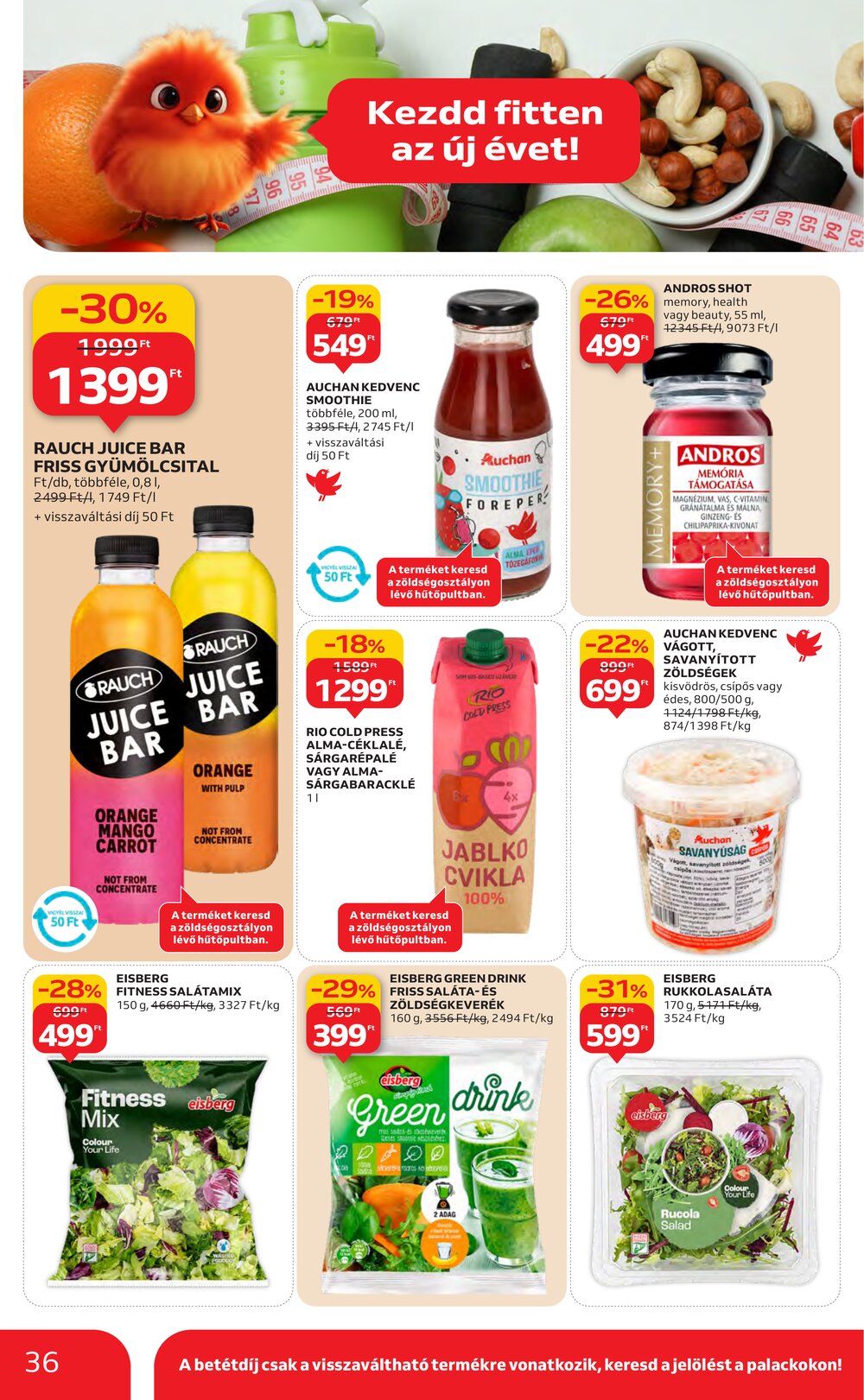 Auchan akciós újság 2026.01.22-től - 36. oldal.