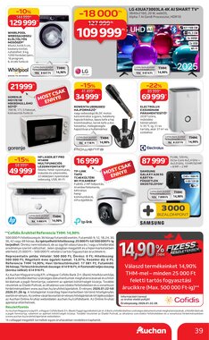 Auchan akciós újság 2026.01.22-től - 39. oldal.