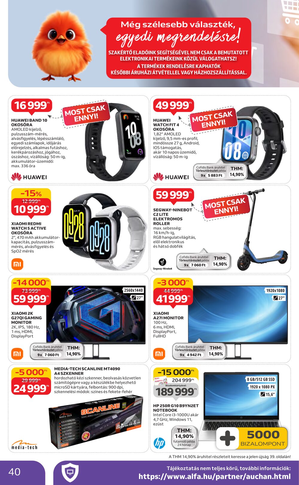 Auchan akciós újság 2026.01.22-től - 40. oldal.