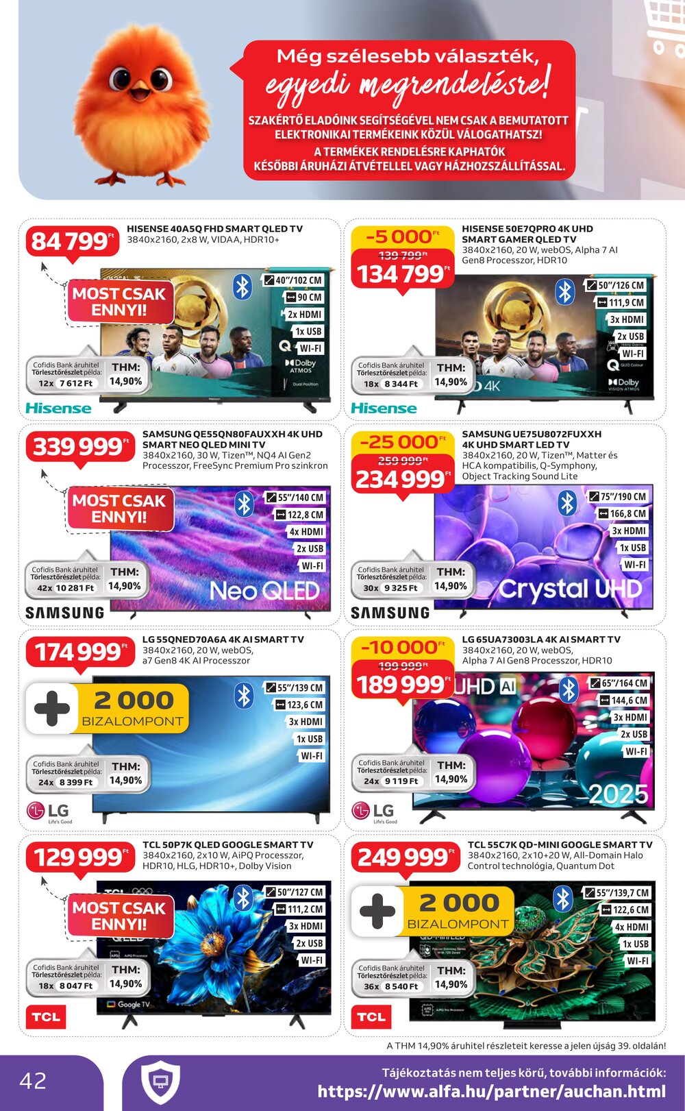 Auchan akciós újság 2026.01.22-től - 42. oldal.