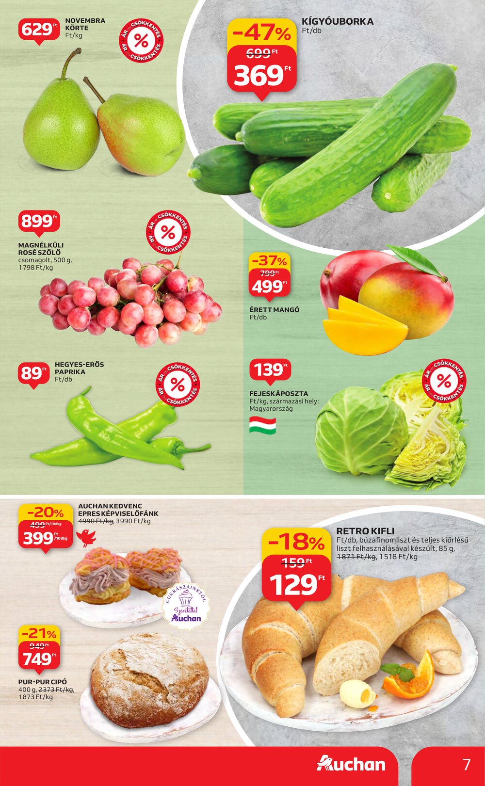 Auchan akciós újság 2026.01.22-től - 7. oldal.