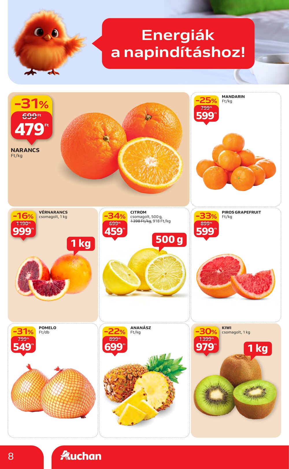 Auchan akciós újság 2026.01.22-től - 8. oldal.