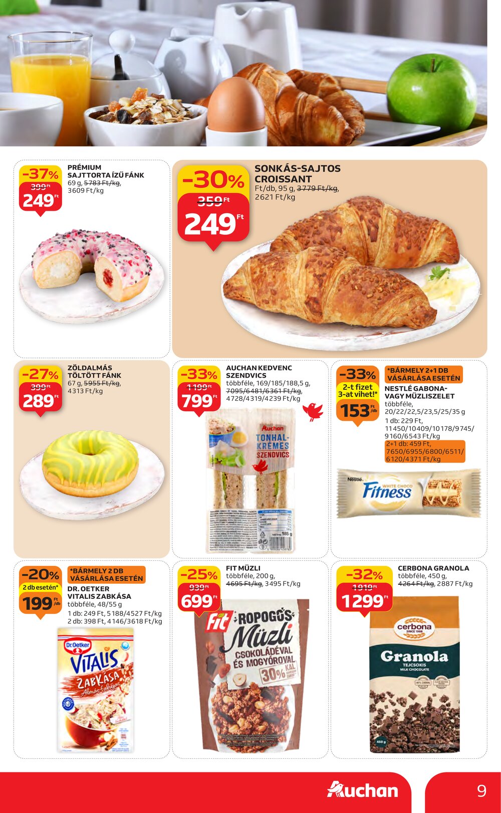 Auchan akciós újság 2026.01.22-től - 9. oldal.