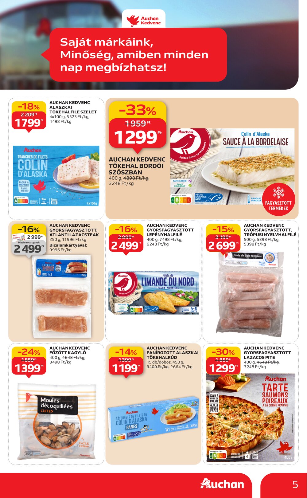 Auchan akciós újság 2026.01.22-től - 5. oldal.